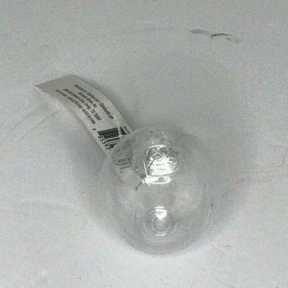 DIY Clear Fillable Christmas Ornament Ball Holiday Craft Decoration - Picture 2 of 2